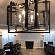 Black & Stainless Steel Pendant gallery detail image