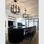 Black & Stainless Steel Pendant gallery detail image