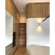 WOODFLEX Flexible Wooden Slat Wall Panel - Oak Veneer - 3000mm x 600mm - Half Round gallery detail image
