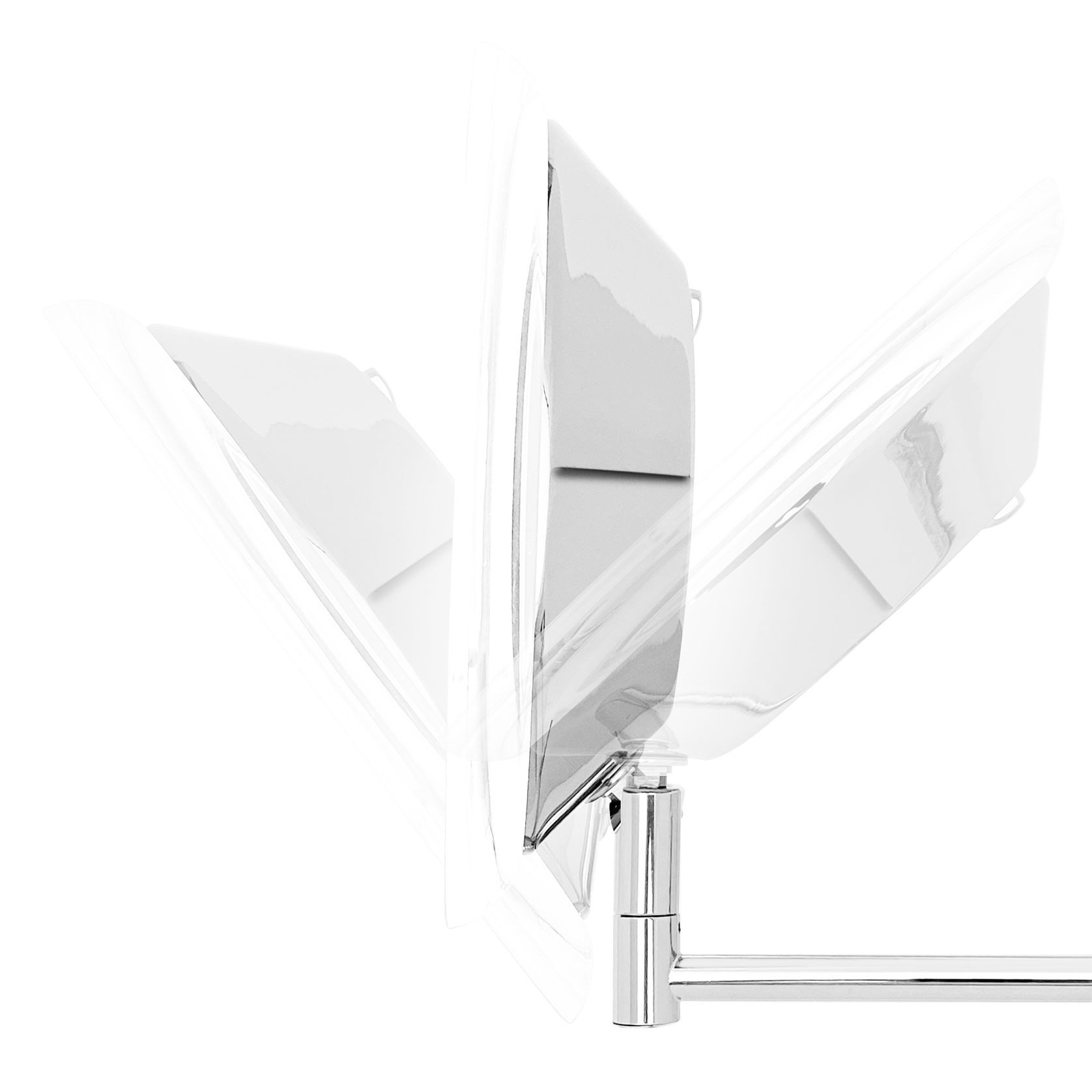 Wall Mount LED Magnify Mirror - Battery gallery detail image