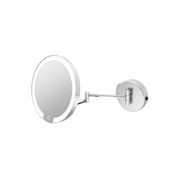 Chrome LED Magnify Mirror - Battery & USB gallery detail image