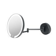Black LED Magnify Mirror - Battery & USB gallery detail image