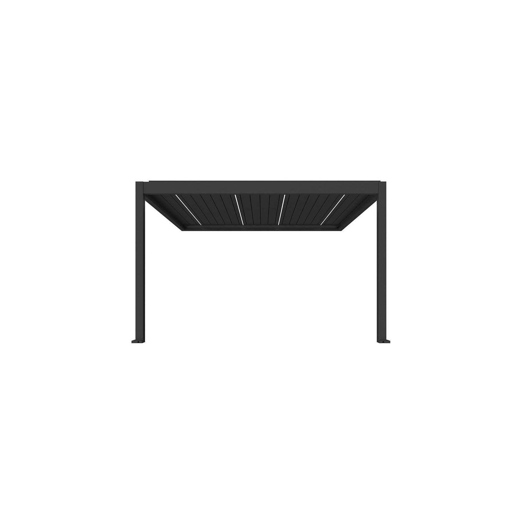 Caribbean Motorised Wall Mounted Louvre Roof Aluminium Pergola gallery detail image