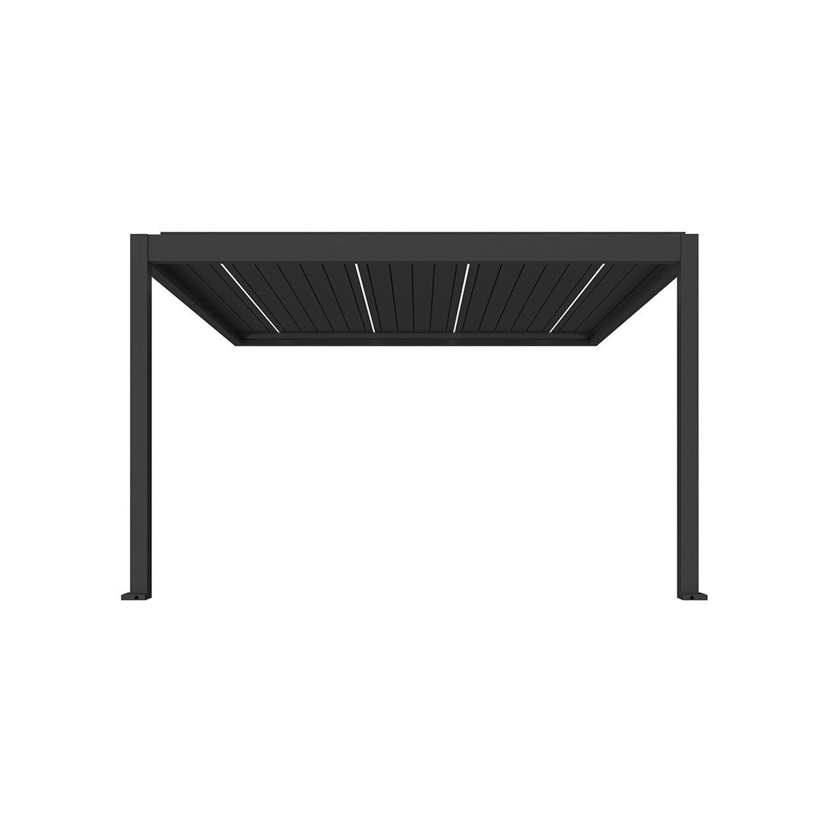 Caribbean Motorised Wall Mounted Louvre Roof Aluminium Pergola gallery detail image
