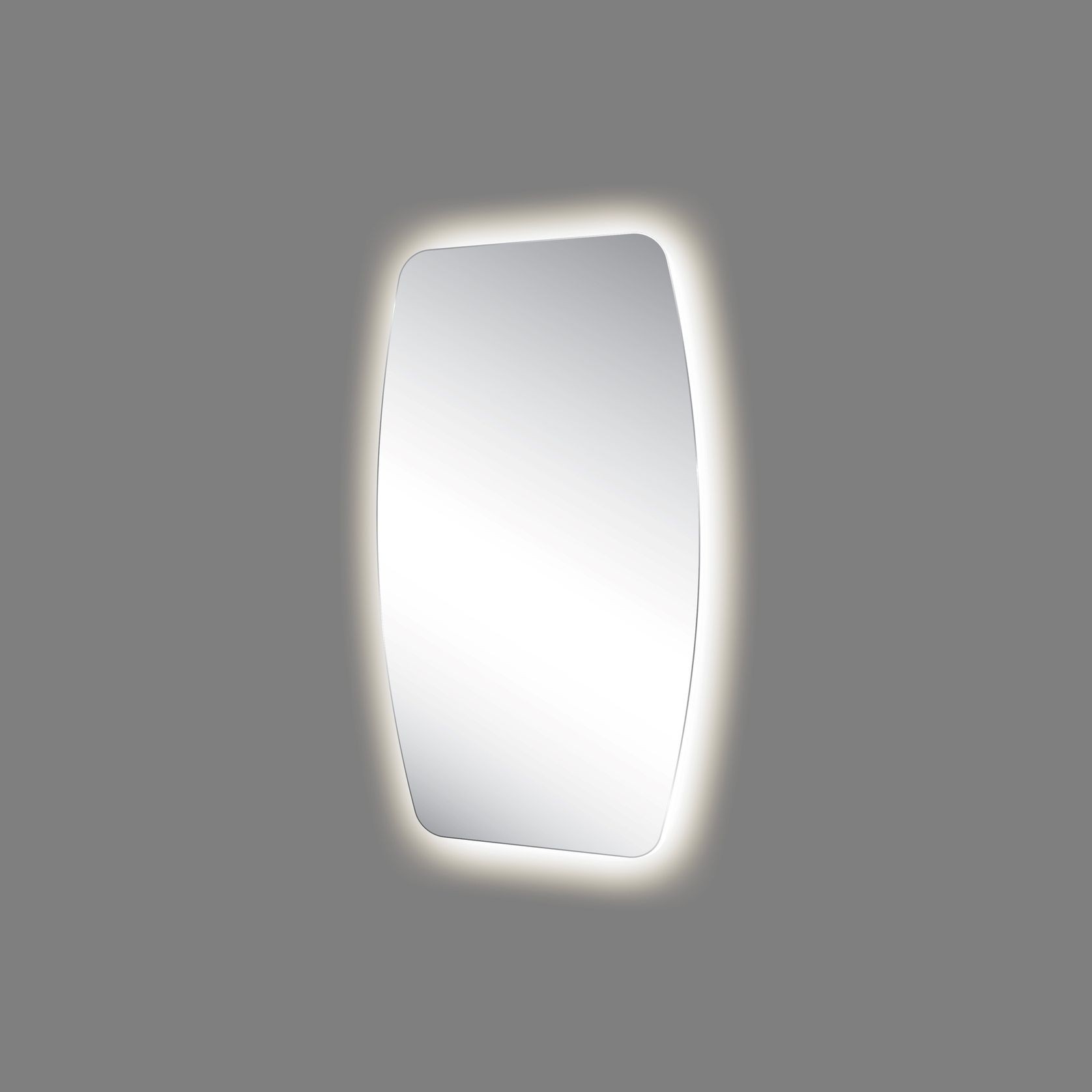 Asti LED Rounded Rectangle Mirror gallery detail image