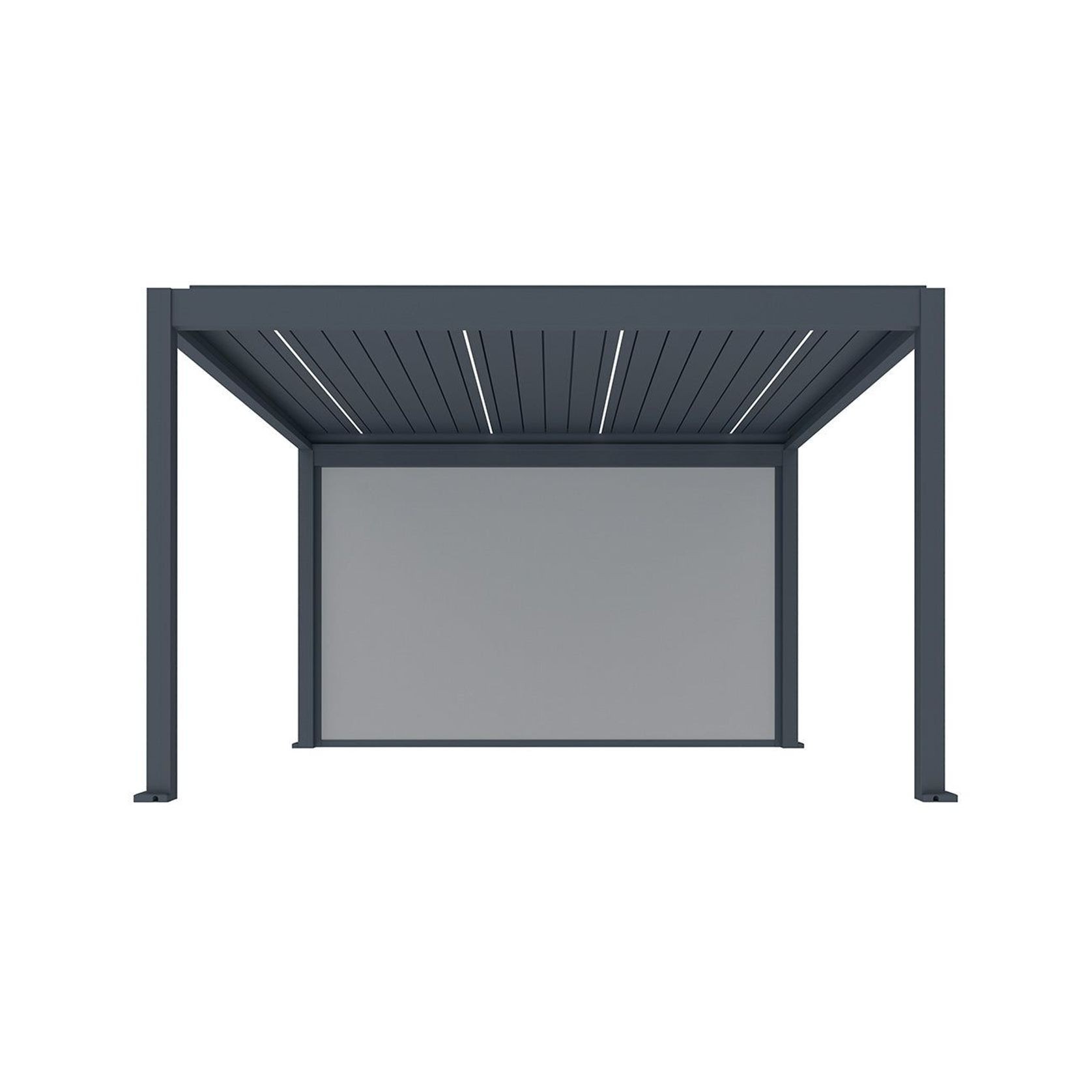 Retractable Shade Blind For Caribbean Wall Mounted Pergola 2.0 gallery detail image