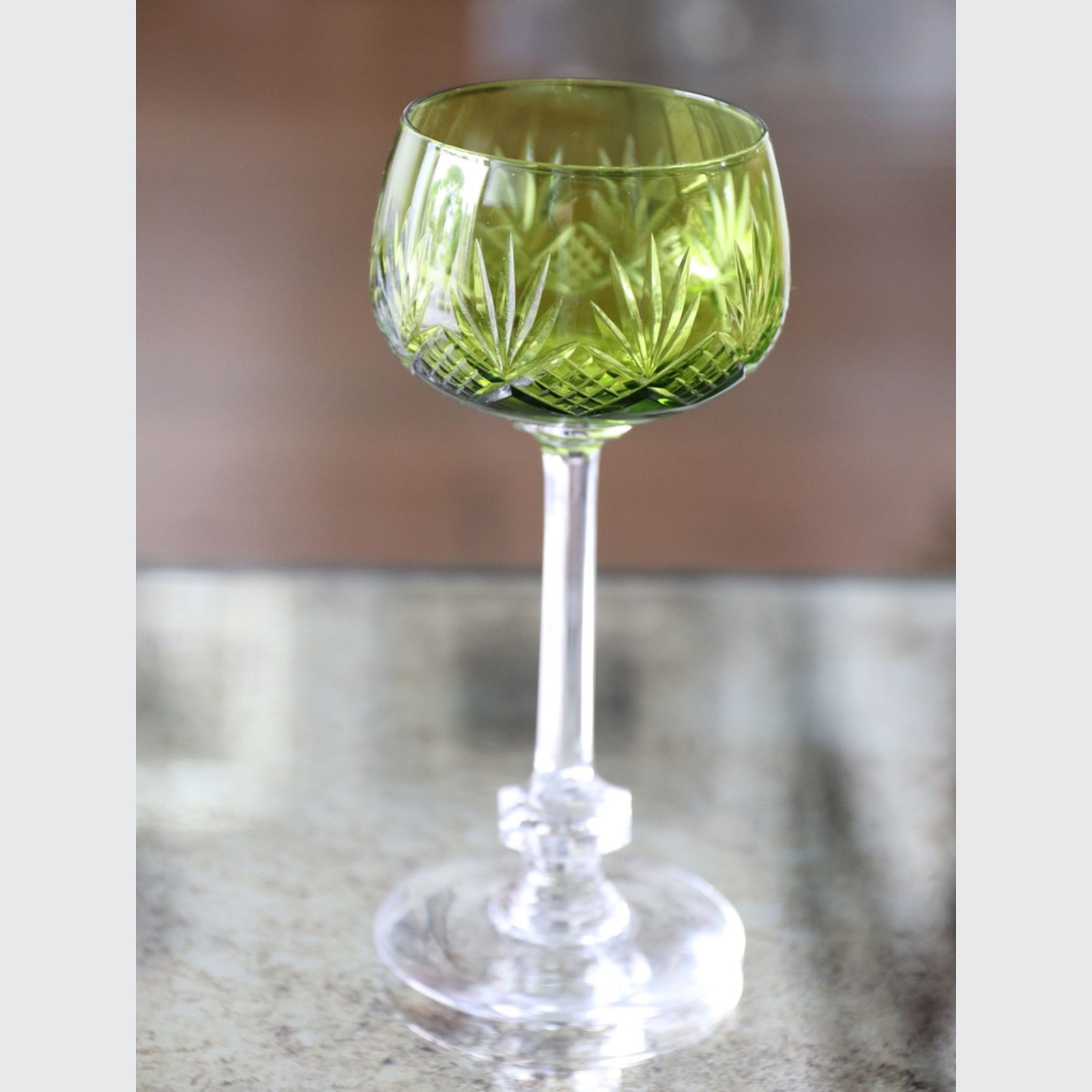 Set of Val St Lambert 'Anvers' Hock Wine Glasses gallery detail image