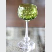 Set of Val St Lambert 'Anvers' Hock Wine Glasses gallery detail image