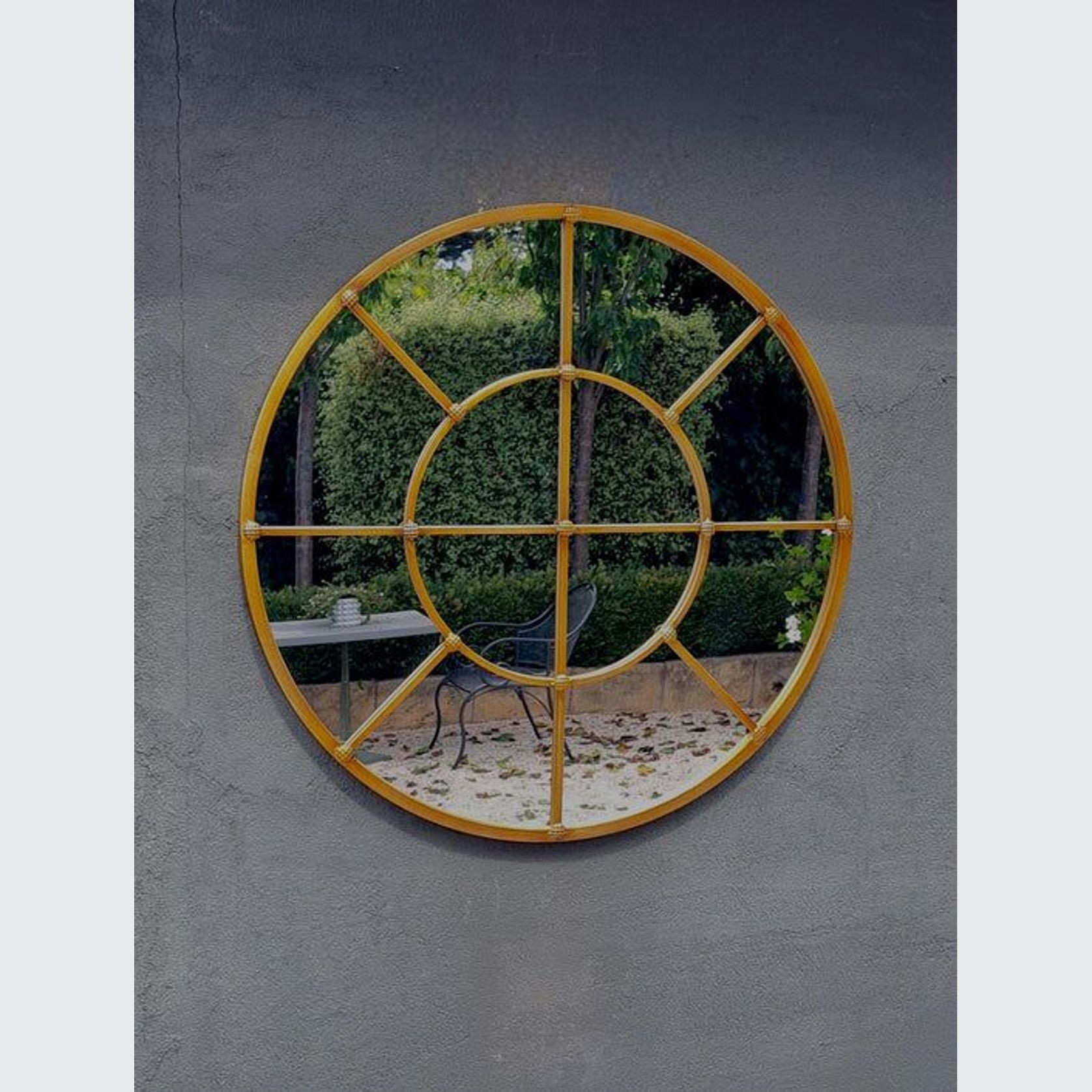 French Styled Round Mirror gallery detail image