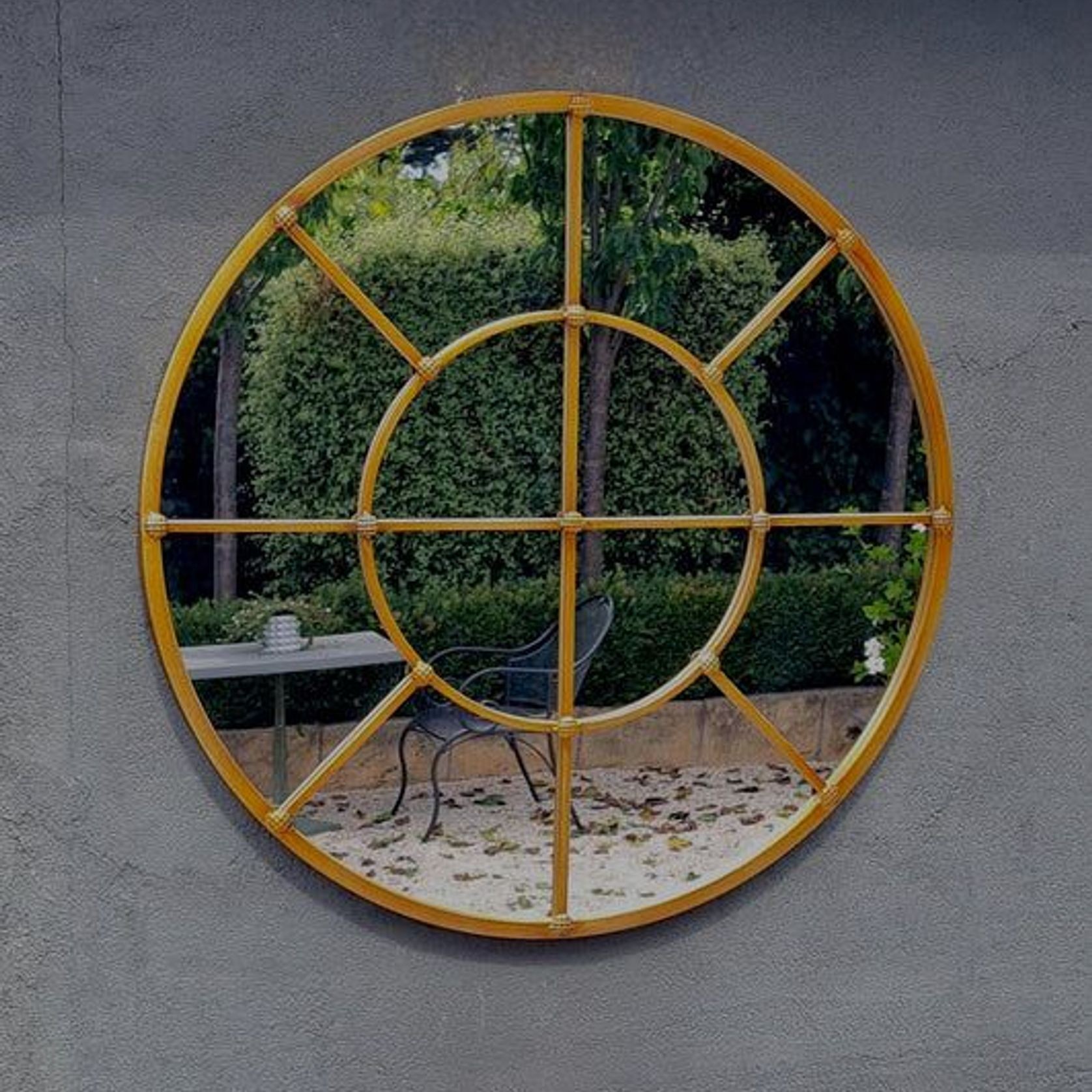 French Styled Round Mirror gallery detail image