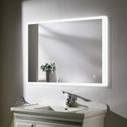 Diffused Frost LED Light Mirror with Demister gallery detail image