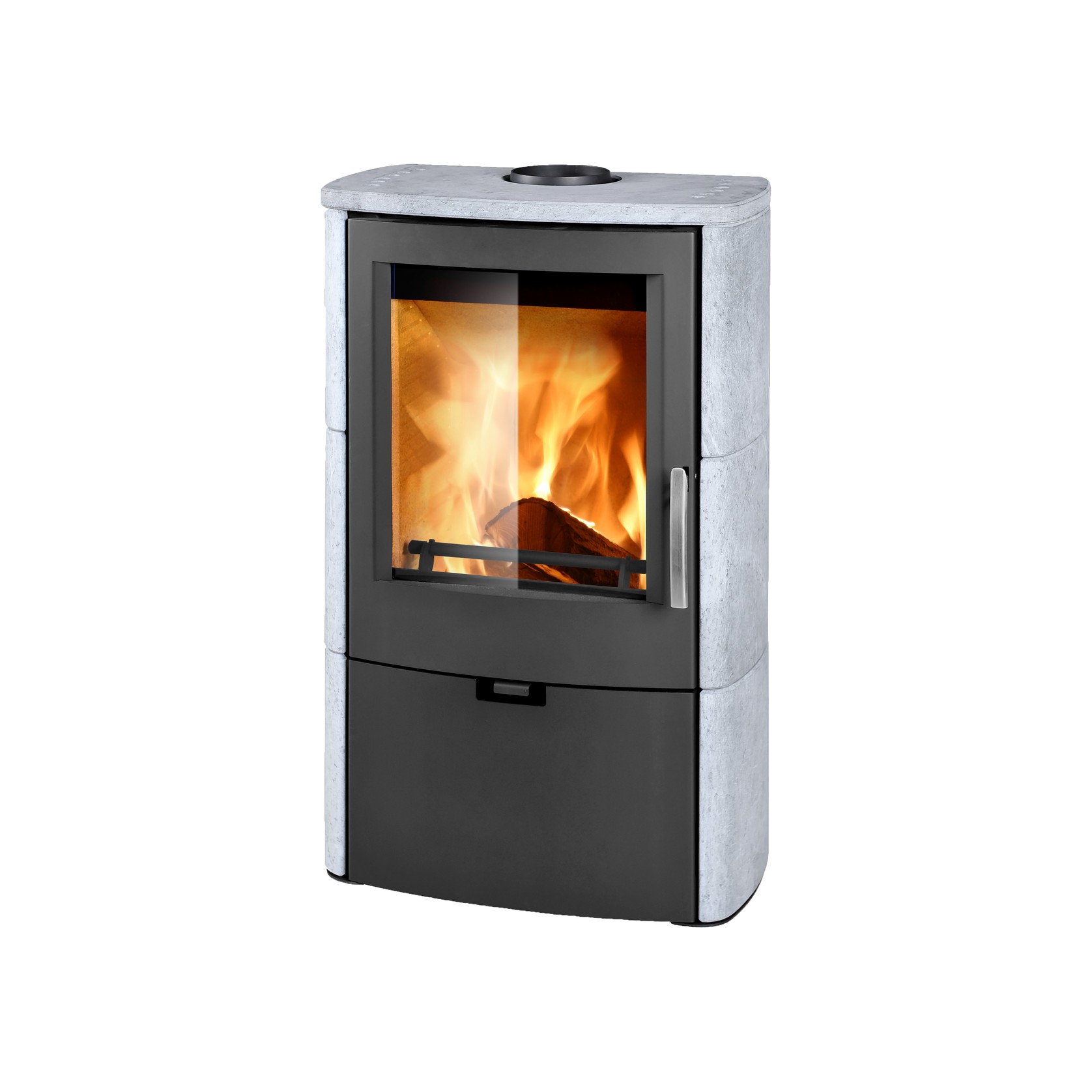 Falun Serpentino | Wood Fireplace gallery detail image