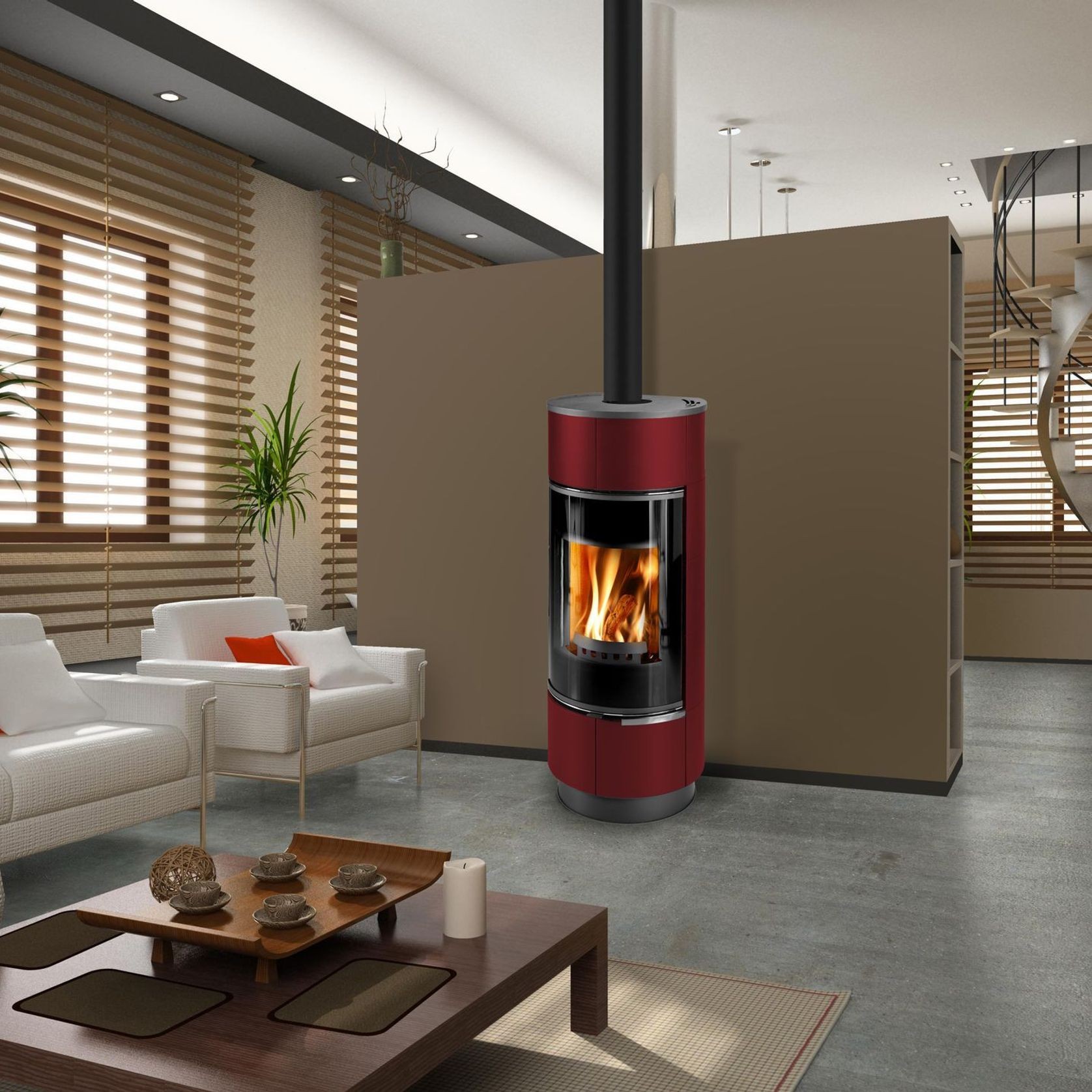 Atika | Wood Fireplace gallery detail image