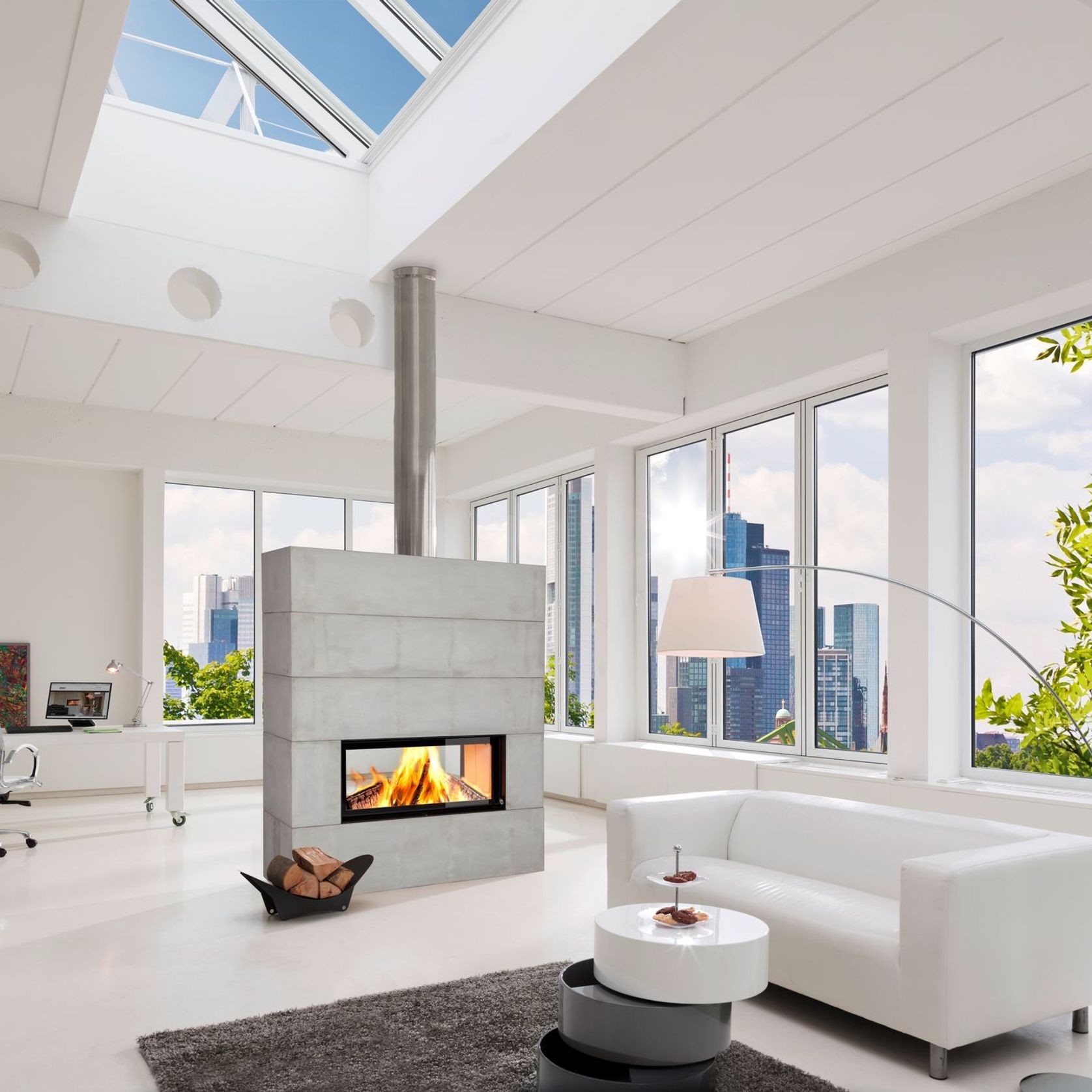 Brunner Bsk06  | Inbuilt Wood Fireplace gallery detail image