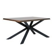 ARNO Dining Table 200cm - Brown & Black gallery detail image