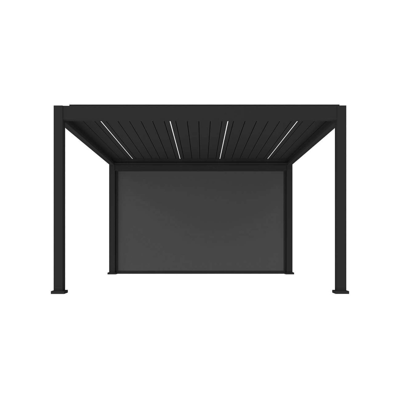 Retractable Shade Blind For Baltic Wall Mounted Pergola 2.0 gallery detail image