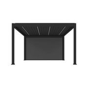 Retractable Shade Blind For Baltic Wall Mounted Pergola 2.0 gallery detail image