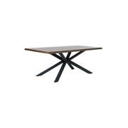 ARNO Dining Table 200cm - Brown & Black gallery detail image
