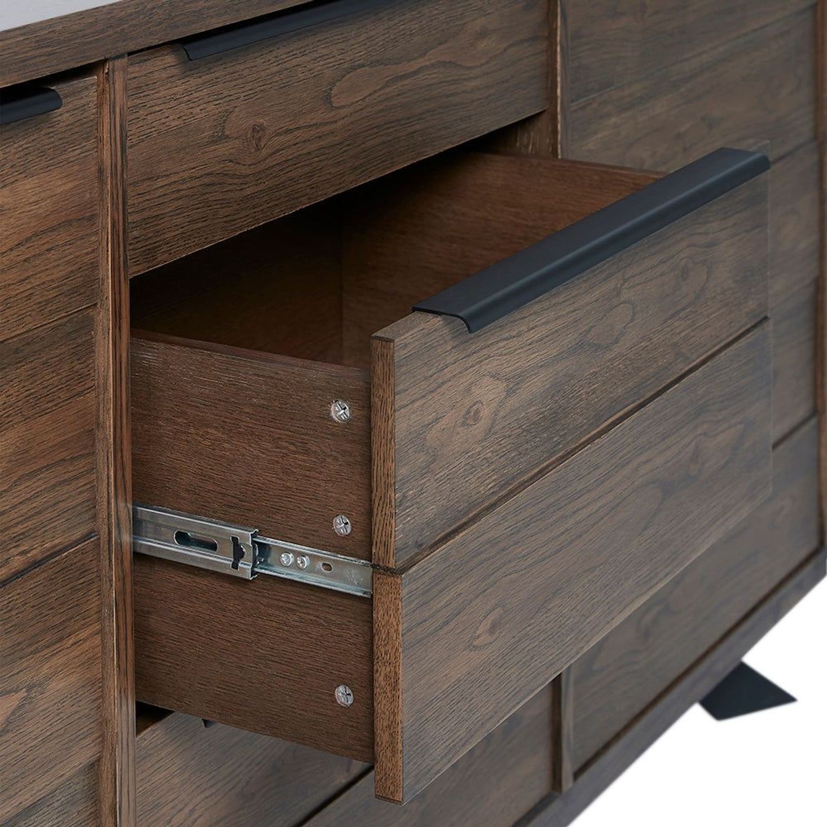 ARNO Sideboard Buffet170cm - Brown & Black gallery detail image