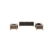 Cardrona Teak 2 Seater Sofa gallery detail image