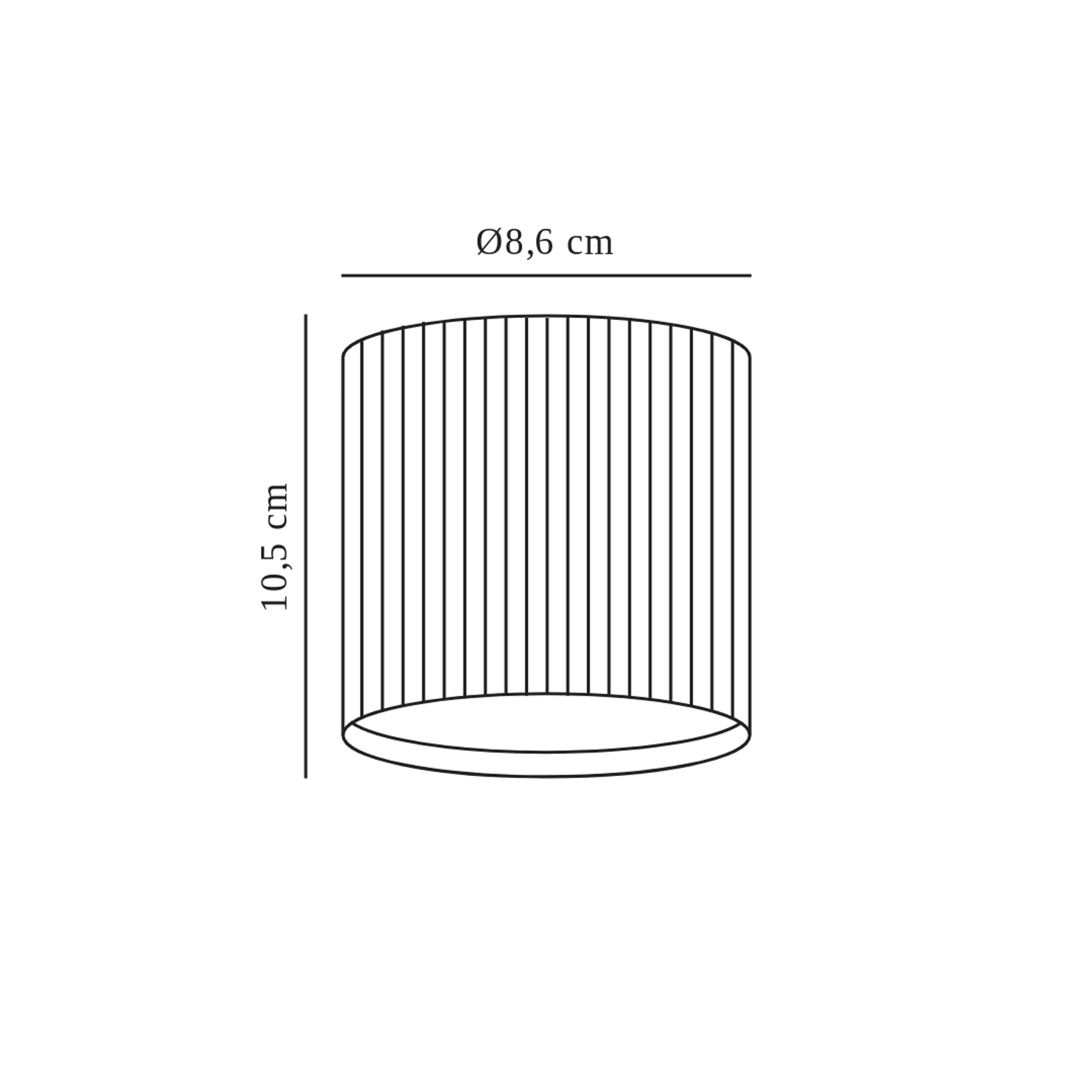 Kyklop Ripple Ceiling Light gallery detail image