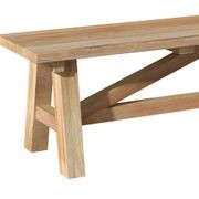 Titan Outdoor Teak Dining Bench Seat 290cm gallery detail image