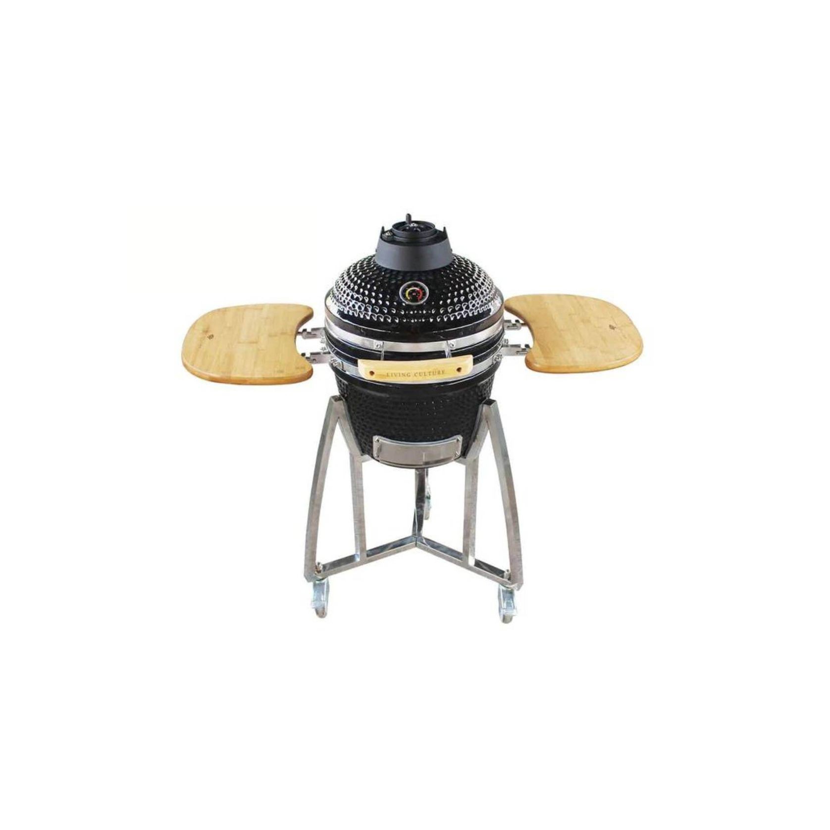 16-Inch Kamado Ceramic Charcoal Grill With Bonus Accessory Pack gallery detail image