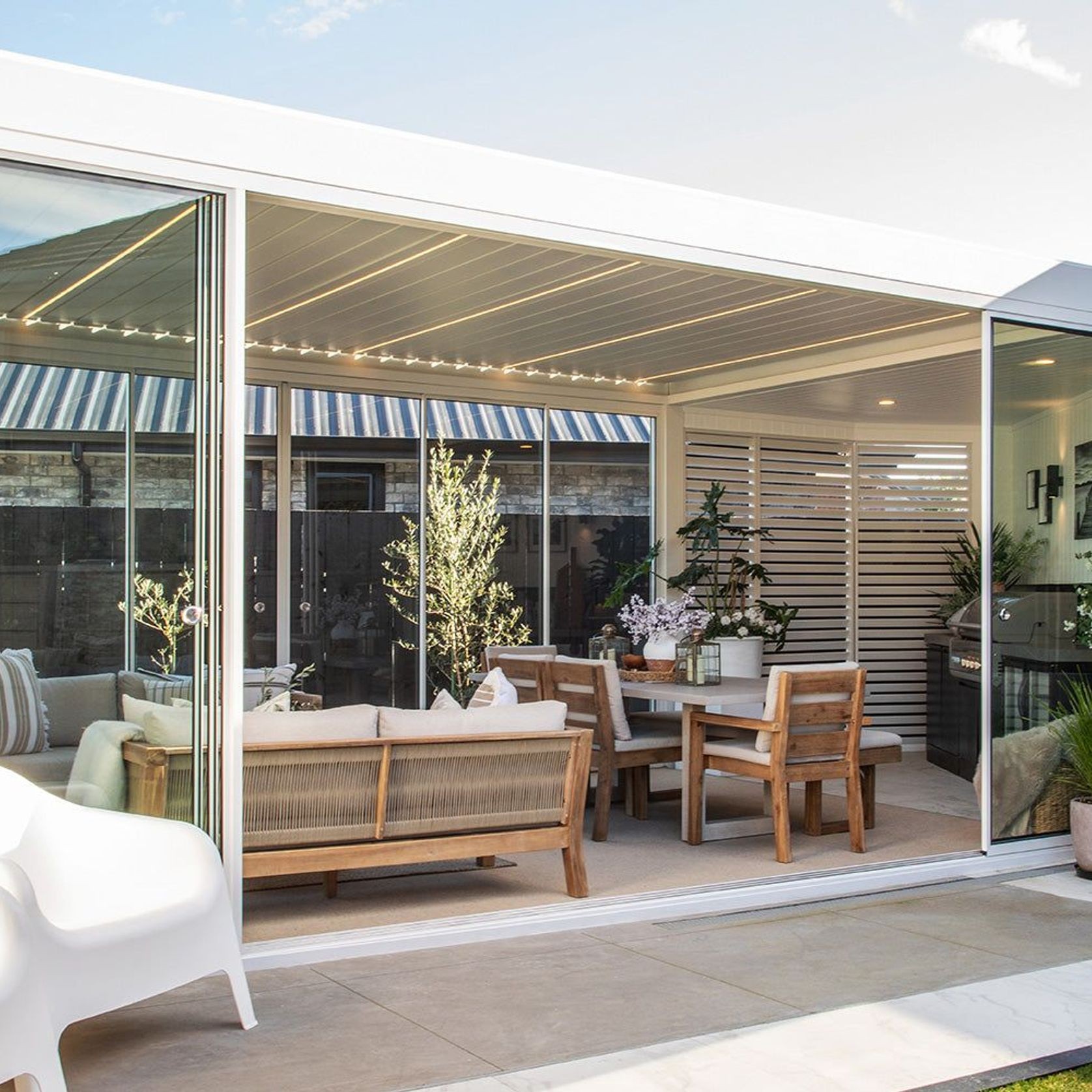 Glass Sliding Door For Baltic Freestanding Pergola gallery detail image