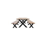 Fortico X-leg Teak Table 280cm gallery detail image