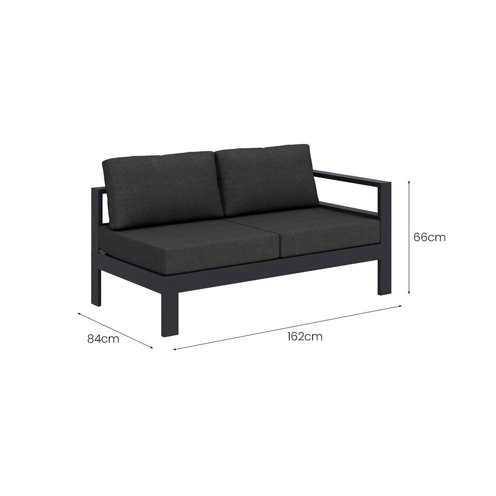 Sandpiper 2.0 Outdoor Sectional Left Arm Loveseat gallery detail image