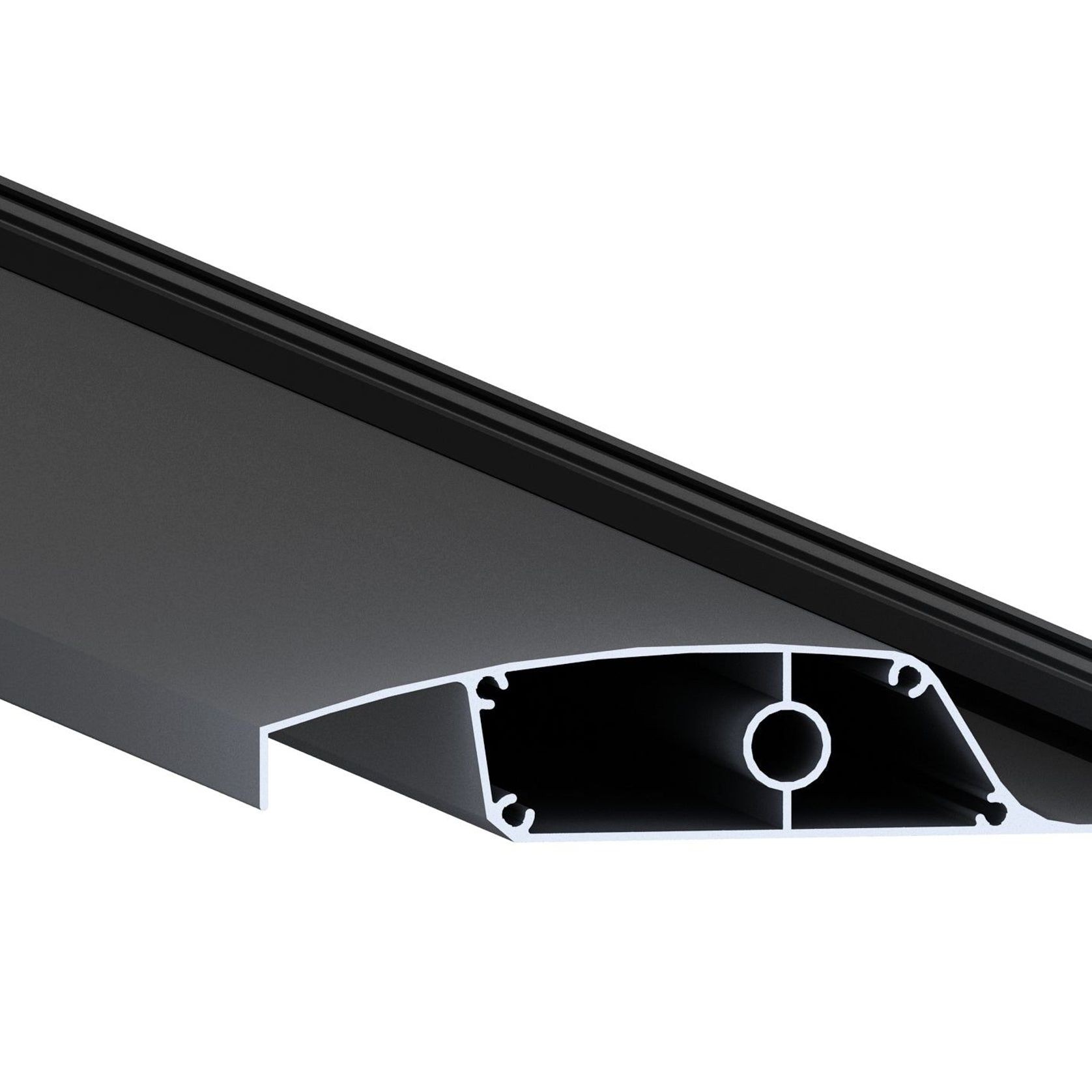 Baltic Motorised Wall Mounted Louvre Roof Aluminium Pergola gallery detail image