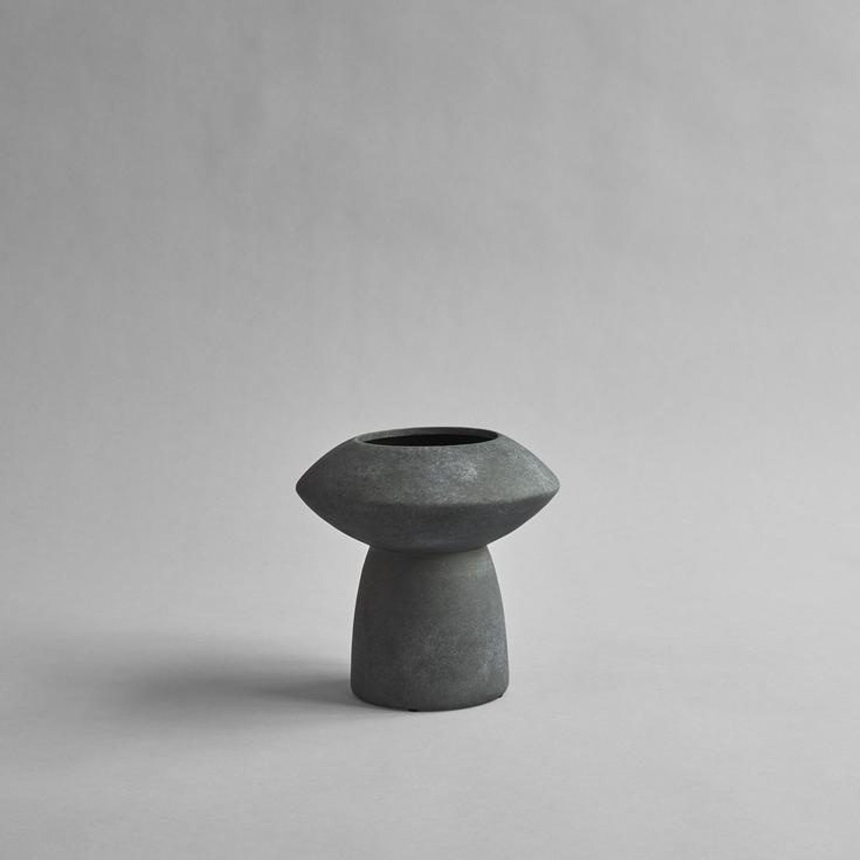 101 Sphere Vase Fat Dark Grey gallery detail image