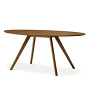 Carol 180cm Oval Dining Table | Brown Oak | gallery detail image
