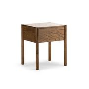 Zyler 1 Drawer Bedside Table | Dark Ash gallery detail image