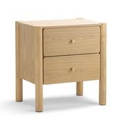 Levi 1 Drawer Bedside Table | Natural Ash gallery detail image
