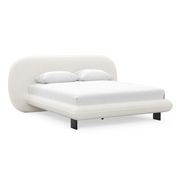 Brune Oversized Queen Bed Frame | Canvas Ivory gallery detail image