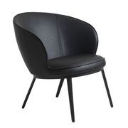 GAIN Lounge Chair - Black gallery detail image