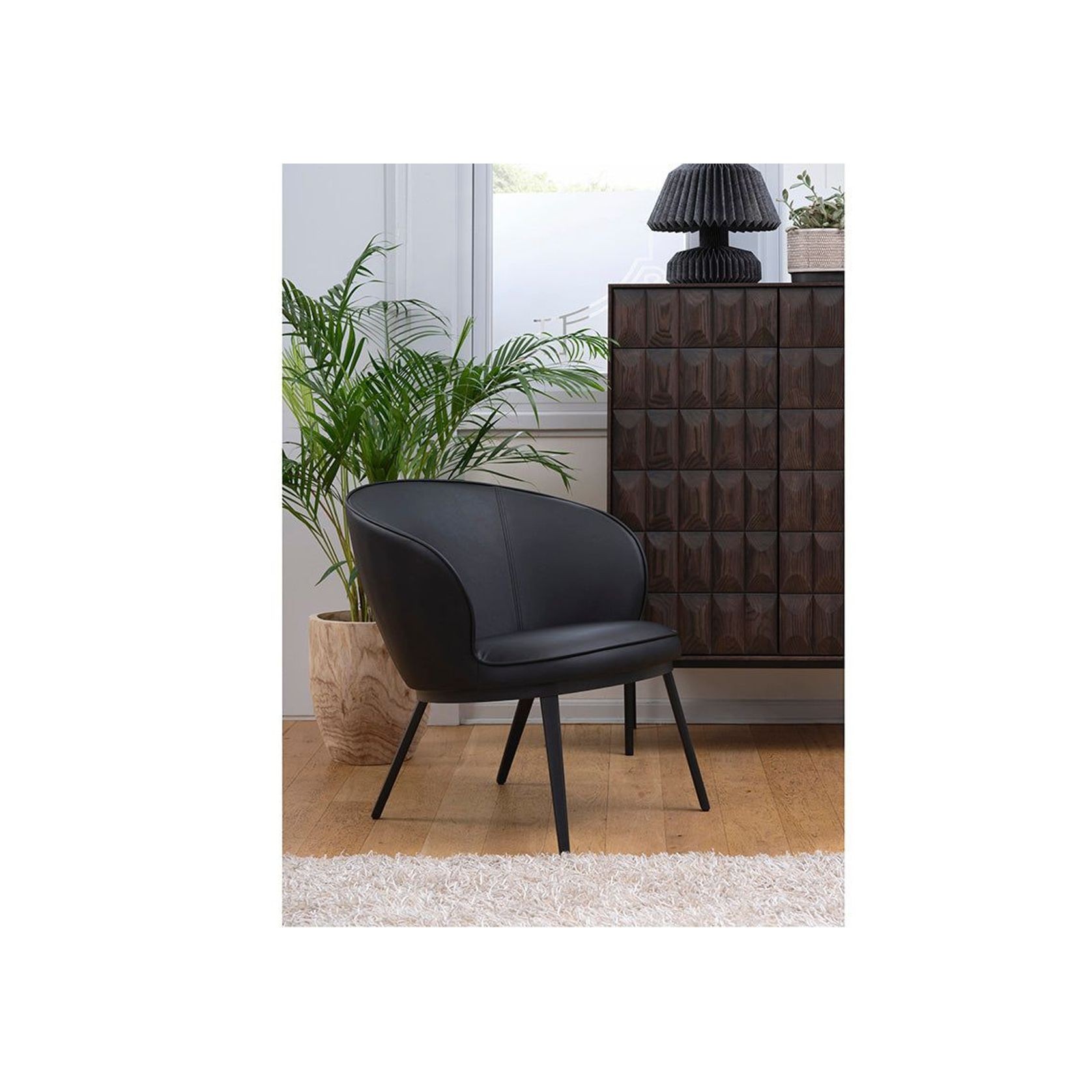 GAIN Lounge Chair - Black gallery detail image