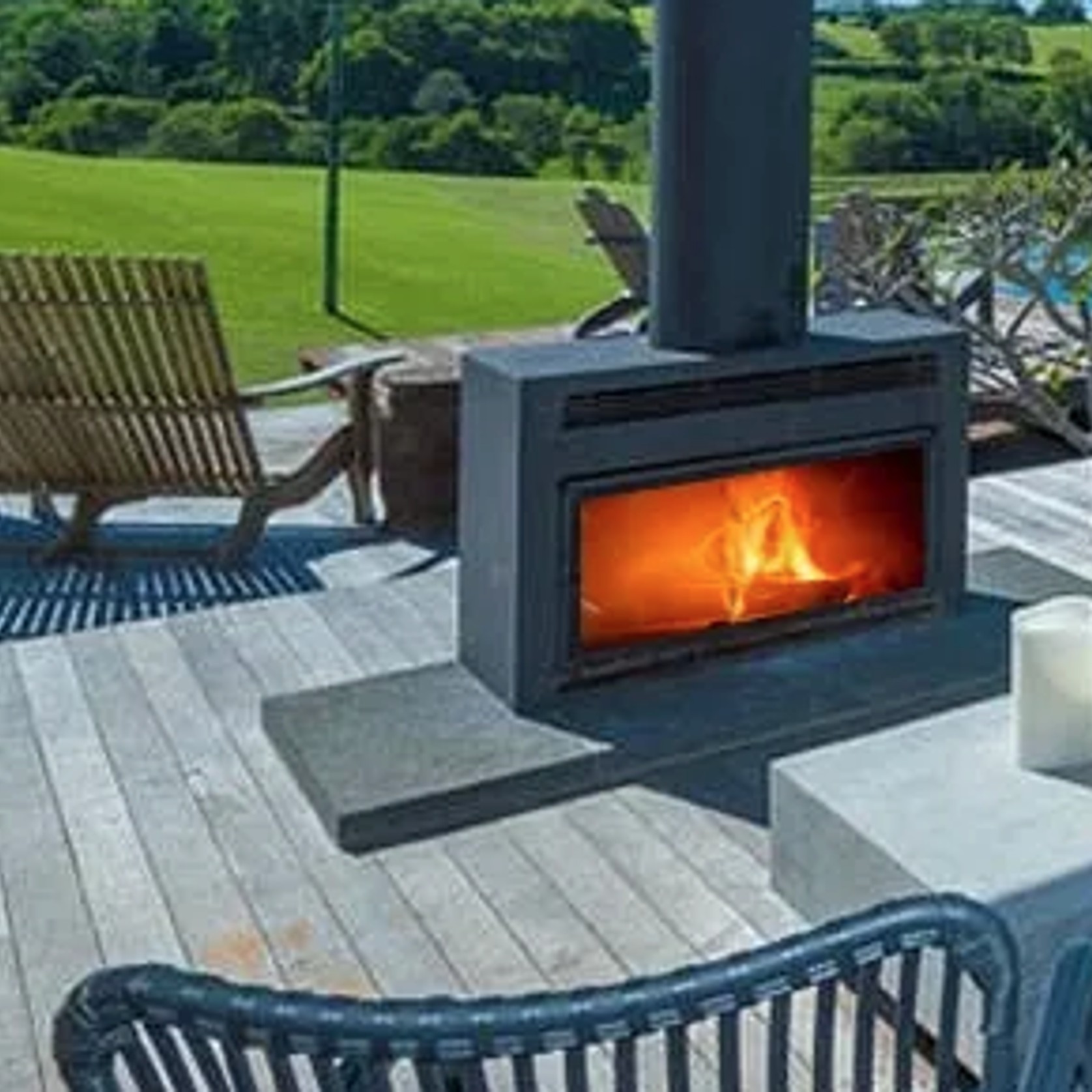 Aranbe Owf Freestanding Or Inbuilt  | Wood Fireplace gallery detail image