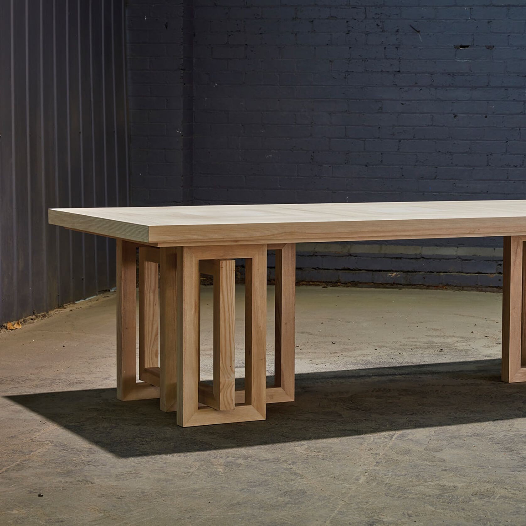 Modern Base Parquetry Table gallery detail image