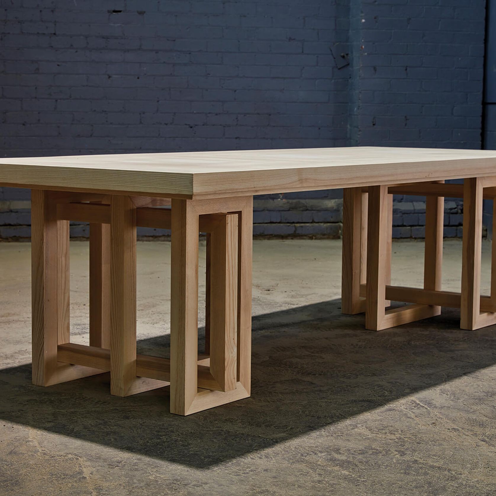 Modern Base Parquetry Table gallery detail image