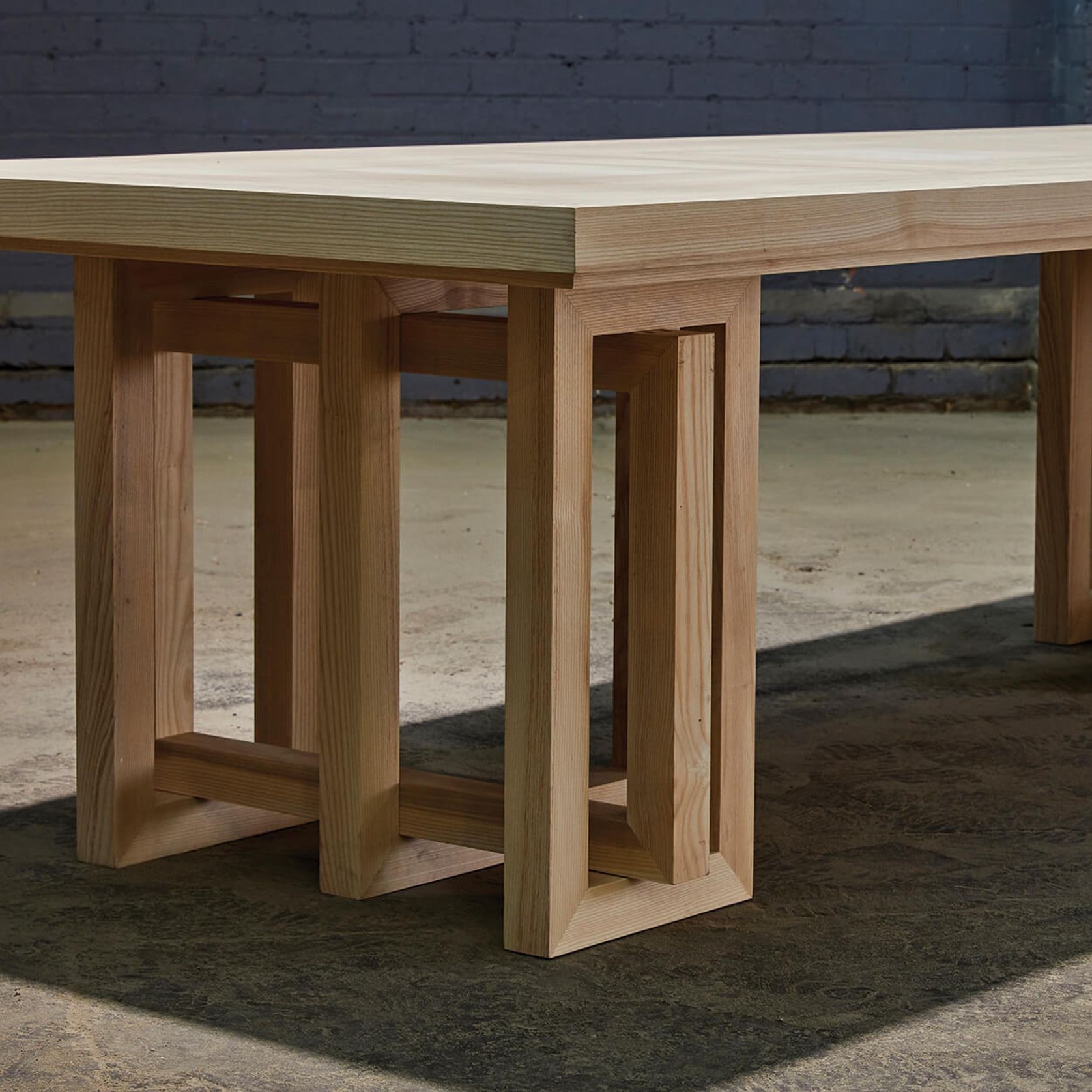 Modern Base Parquetry Table gallery detail image