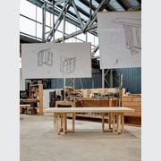 Modern Base Parquetry Table gallery detail image