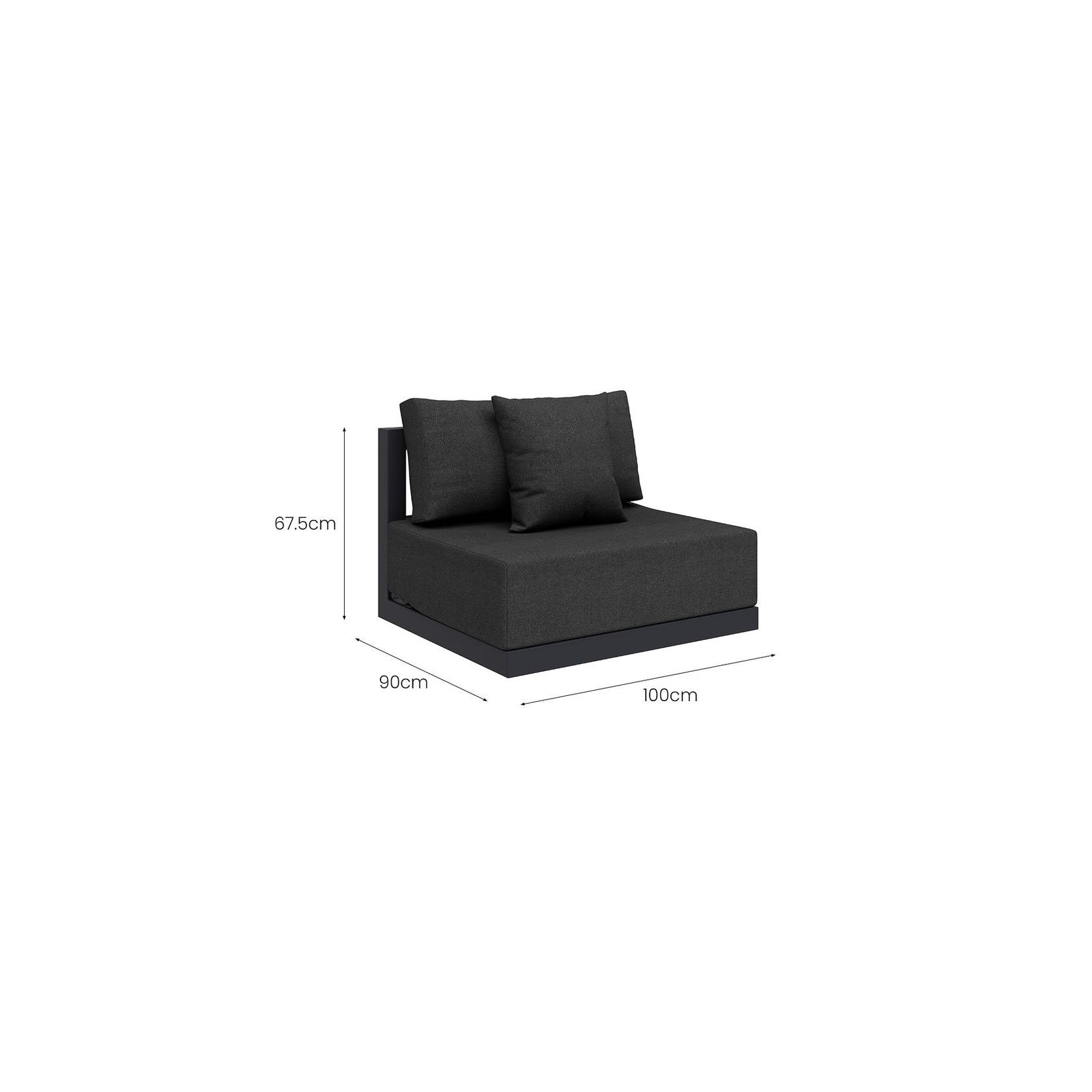 Ibis 2.0 Oversized Outdoor Centre Sofa gallery detail image