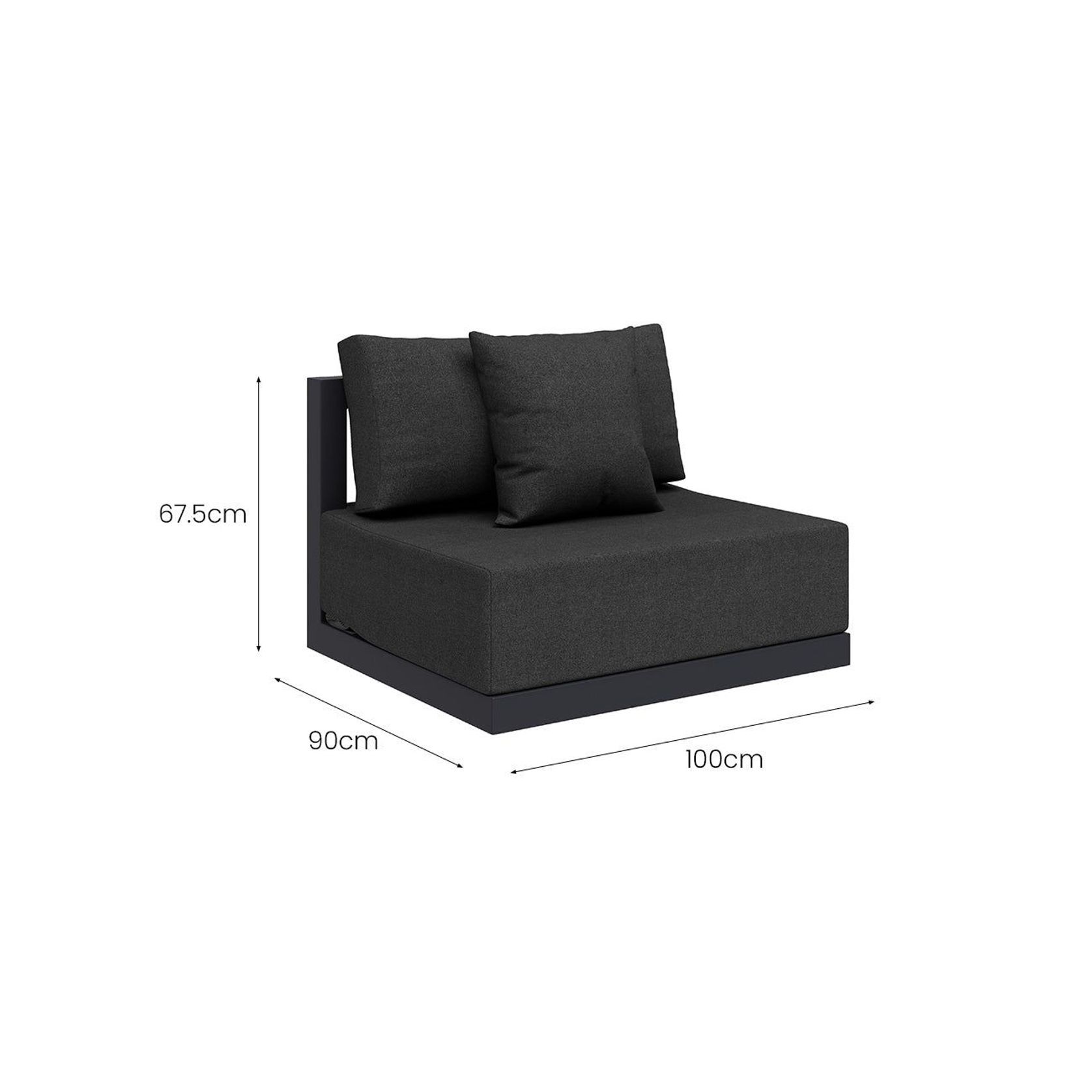Ibis 2.0 Oversized Outdoor Centre Sofa gallery detail image