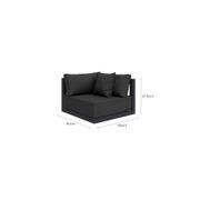 Ibis 2.0 Outdoor Corner Sofa Set - 4pcs gallery detail image