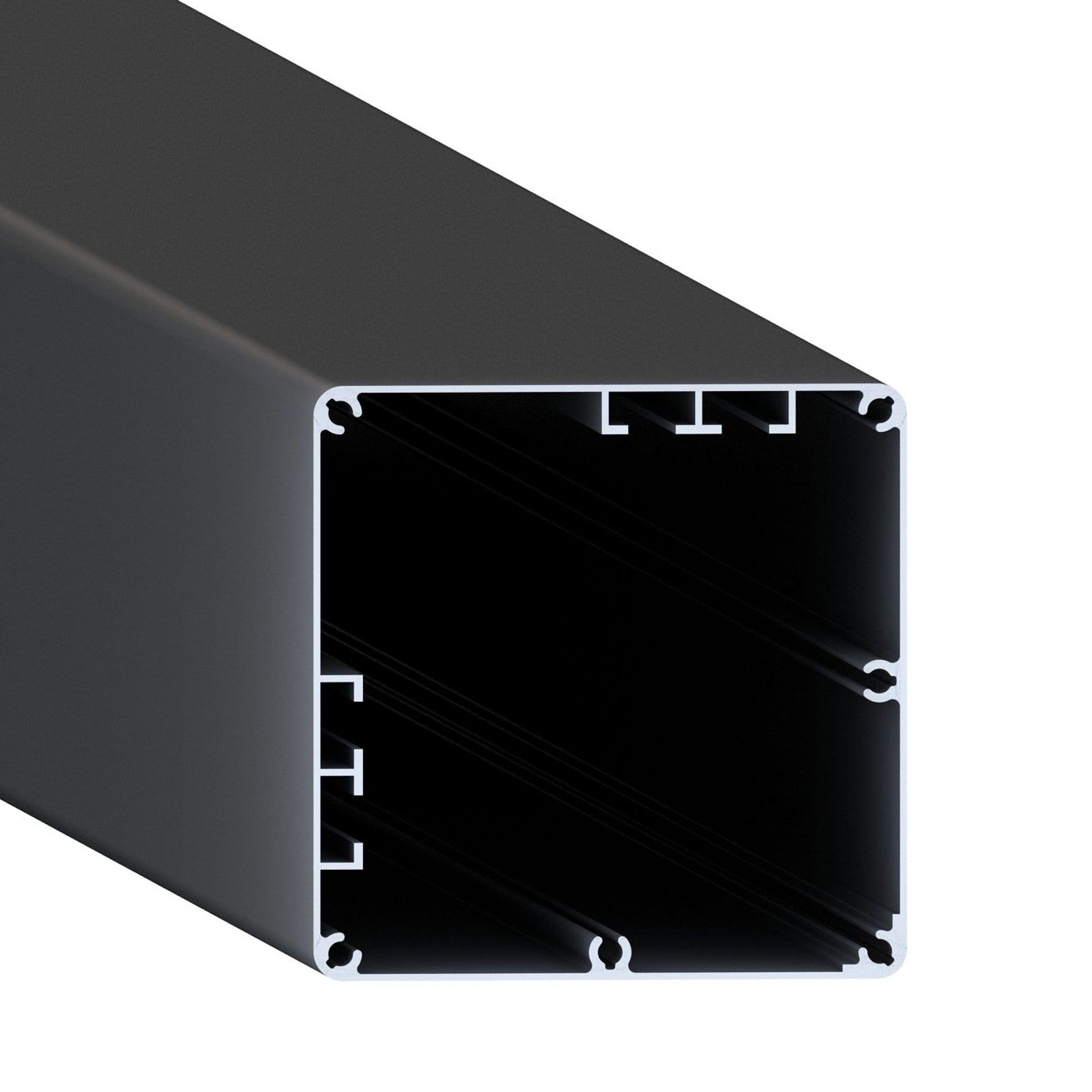 Baltic Motorised Wall Mounted Louvre Roof Aluminium Pergola gallery detail image