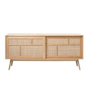 BARRALI Sideboard Buffet 180cm - Natural & Rattan gallery detail image