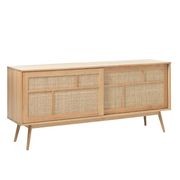 BARRALI Sideboard Buffet 180cm - Natural & Rattan gallery detail image