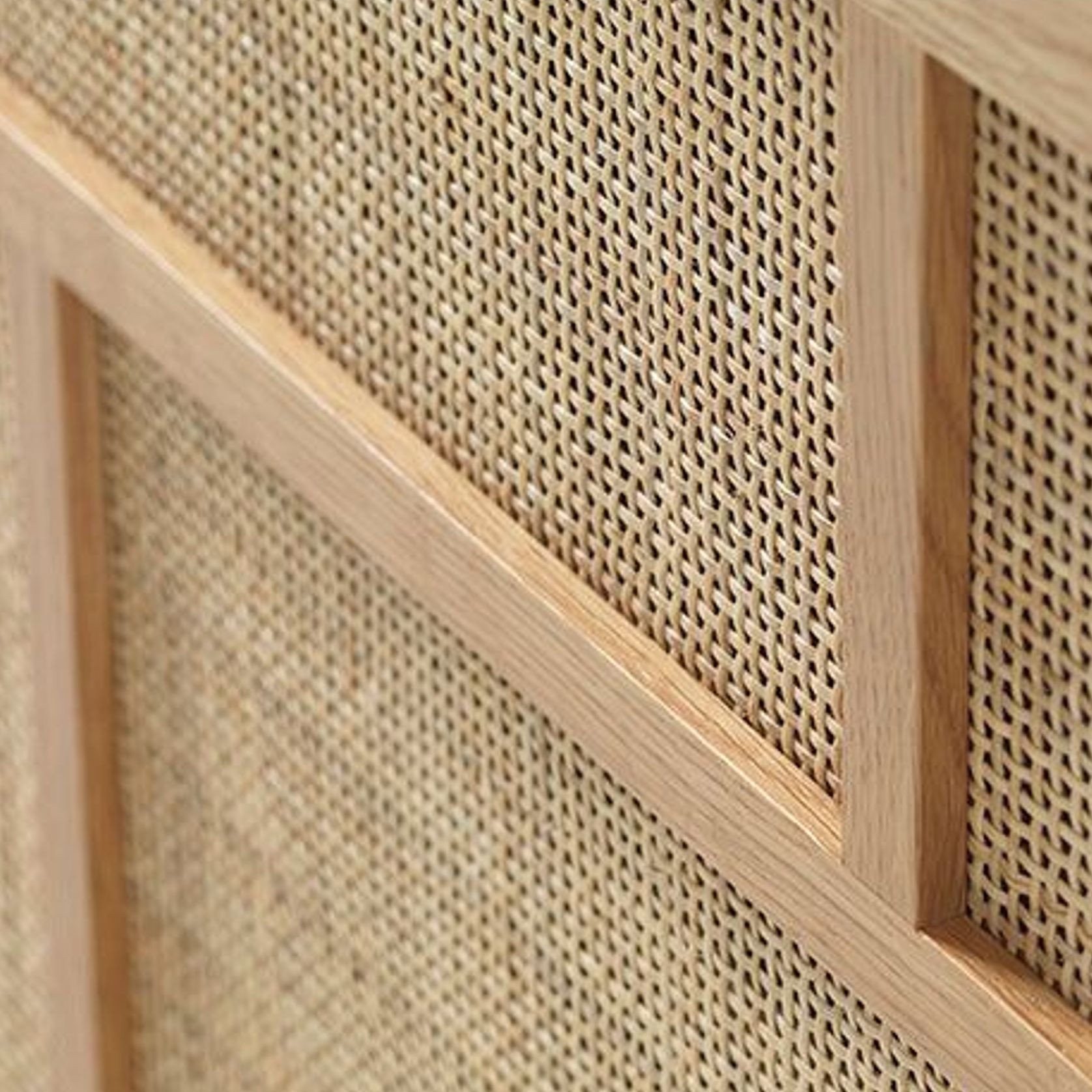 BARRALI Sideboard Buffet 180cm - Natural & Rattan gallery detail image